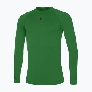 Lauf-Langarmshirt für Herren Mizuno Core Underwear green/black