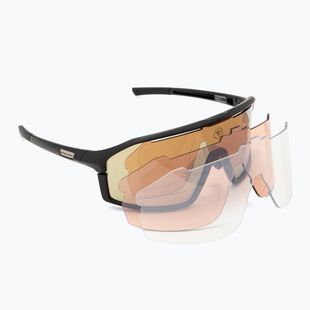 Sonnenbrille Endura Dorado II 3+1+1 matt black/smoke tint /full gold mirror