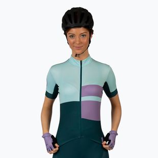 Fahrradtrikot Damen Endura FS260 Print S/S violet