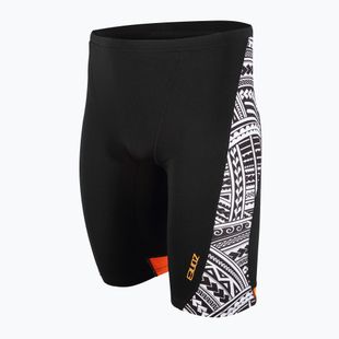 Schwimm-Jammer Herren ZONE3 Kona Speed Jammer tribal print/black/white/orange