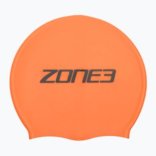 Schwimmkappe ZONE3 Extra Long Hair hi-vis orange