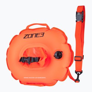 Rettungsboje ZONE3 Recycled On The Go Swim Buoy hi-vis orange