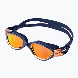 Schwimmbrille ZONE3 Venator-X navy/copper/polarised revo gold