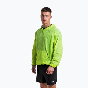 Herren Windjacke BOXRAW Genaro Oversized Windbreaker Hoodie neon gelb