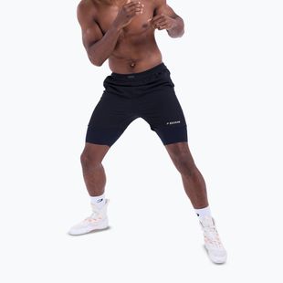 Herren-Trainingsshorts BOXRAW Sparring Club 2-in-1 black