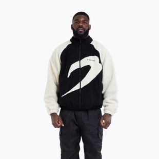 Herrenjacke Boxraw Walker Sherpa black/cream