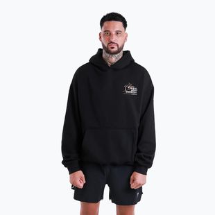 Herrenpullover BOXRAW Hook Right Goodnight Oversized Hoodie black