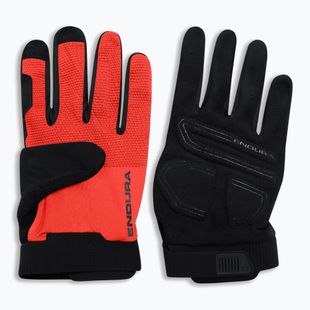 Endura Loop Full Finger Radhandschuhe Flamme rot