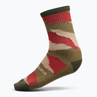 Endura Peak Tweed Socken grün