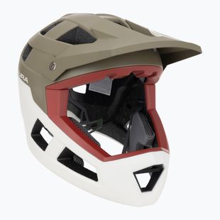 Endura Singletrack Full Face MIPS Fahrradhelm Tweed grün