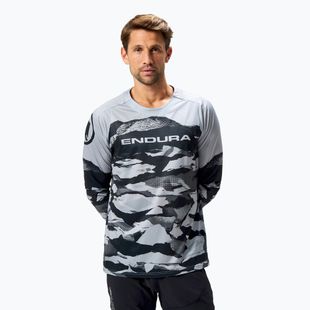 Herren Endura Mountain Camo Ltd Radfahren Longsleeve schwarz