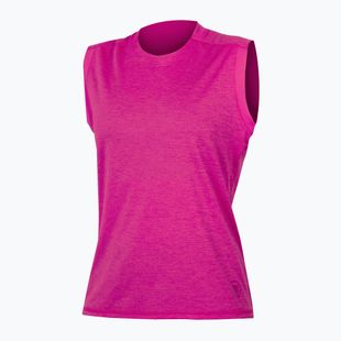 Damen Radfahren Trikot Endura Singletrack Shirt W rosa Pop