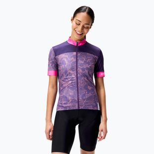 Damen Radtrikot Endura Floral FS260 W bramble