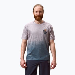 Herren Fahrradtrikot Endura Singletrack Print titanium