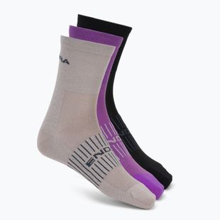 Damensocken Endura Coolmax Race 3 pairs W end purple
