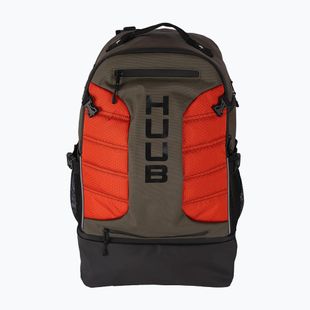 HUUB Triathlon Rucksack TT Tasche 40 l oliv/orange verbrannt