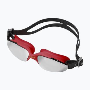 HUUB Vision rot / heller Rauch silberne Spiegel Schwimmbrille