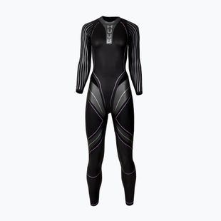 Triathlon-Neoprenanzug Damen HUUB Aegis XV 3:3 black/silver