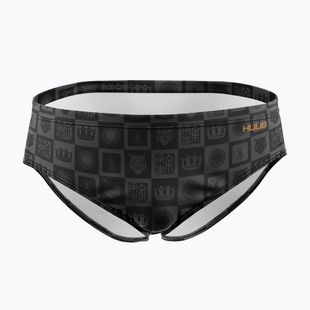Herren-Schwimmhose HUUB Trunk Yee gray/orange
