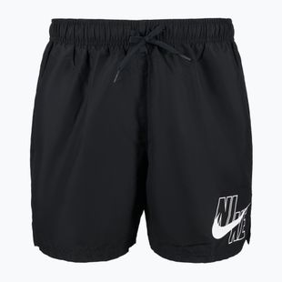 Herren Nike Logo Solid 5" Volley Badeshorts schwarz NESSA566-001