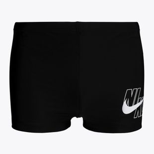 Herren Nike Logo Aquashort Schwimm-Boxershorts schwarz NESSA547-001