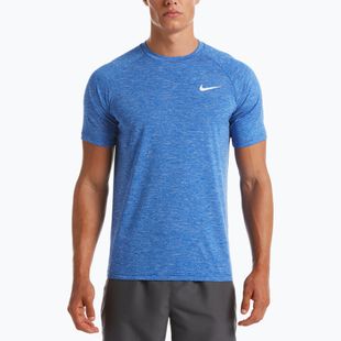 Herren-Trainings-T-Shirt Nike Heather navy blau NESSA589-494