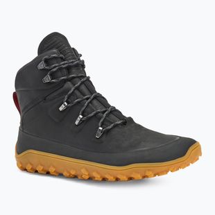 Herren Barfußschuhe Vivobarefoot Tracker Leder obsidian