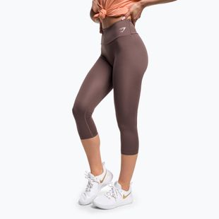 Damen Gymshark Training Leggings 7/8 penny braun
