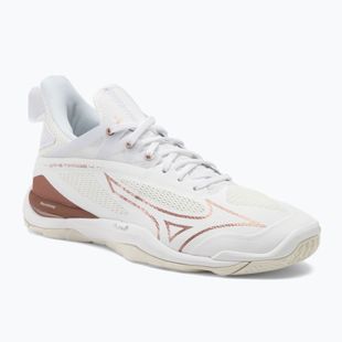 Handballschuhe Damen Mizuno Wave Mirage 4 white/rose/snow white
