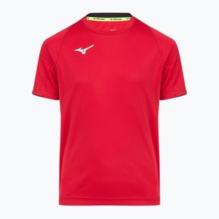 Kinder-Trainingsshirt Mizuno Core SS red/black