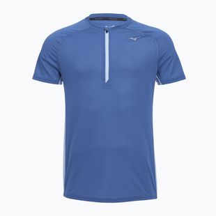 Herren Mizuno Trail DryAeroFlow HZ Tee bundesblau Laufshirt