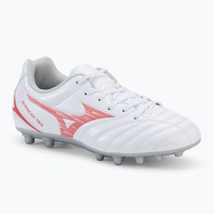 Kinder-Fußballschuhe Mizuno Monarcida Neo III Select AG weiß/radiant rot
