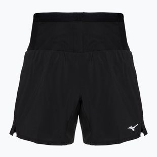 Herren Mizuno Multi Pocket Laufshorts schwarz