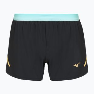 Damen Laufshorts Mizuno Aero 4' schwarz