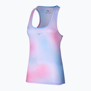 Damen-Lauftank-Top Mizuno Impulse Core Graphic Tank halogenblau