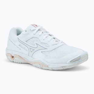 Damen Handballschuhe Mizuno Wave Phantom 3 weiß/aleutian/cloud pink