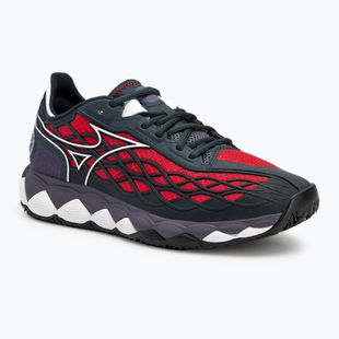 Herren Mizuno Wave Enforce Tour Padel grau/weiß/salsa padel Schuh