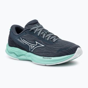Damen Laufschuhe Mizuno Wave Revolt 3 india ink/neo silver/dusty jade green