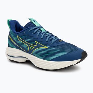 Herren Laufschuhe Mizuno Wave Rider GTX 2 Kombi blau/quitte/staubiges jadegrün