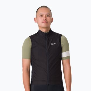 Herren-Fahrradweste Rapha Core Gilet black/white
