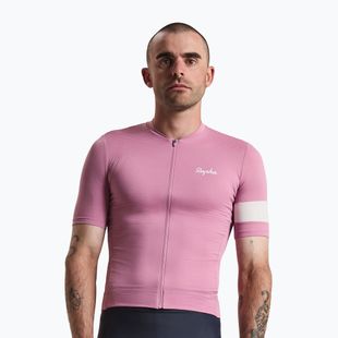 Herren-Fahrradtrikot Rapha Core Lightweight Jersey dusty mauve/white
