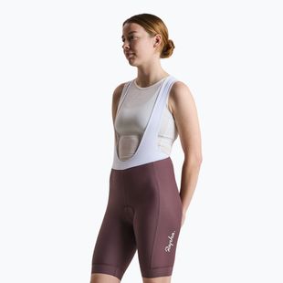 Damen-Radshorts Rapha Core Bib Shorts huckleberry/white