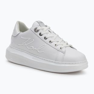 Damenschuhe KARL LAGERFELD Kapri Signia Shine weißes Leder/mono