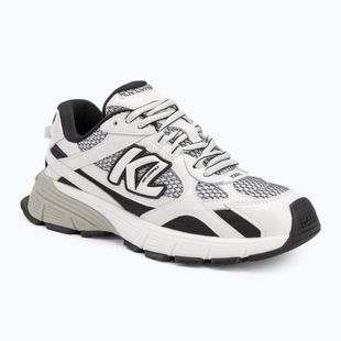 KARL LAGERFELD Damen Schuhe Orion Sidetrim schwarz Leder/Textil m/weiß