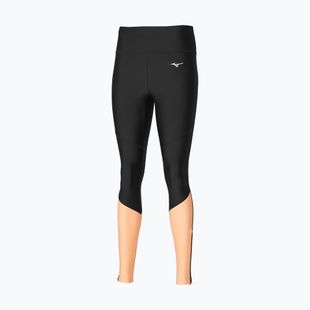 Laufleggings Damen Mizuno Impulse Core Long black/ apricot ice