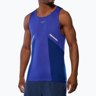 Herren-Laufshirt Mizuno DryAeroFlow Tank reflexblue