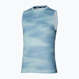 Herren Laufshirt Mizuno Core Graphic Ärmellos Wolke blau