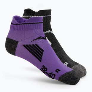 Mizuno Active Training Mid Socken 2 Paar paisley lila