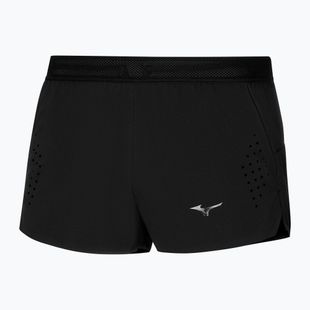 Herren-Laufshorts Mizuno Tech Light Split 1.5" schwarz