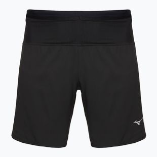 Herren Mizuno Trail ER 2IN1 Laufshorts schwarz